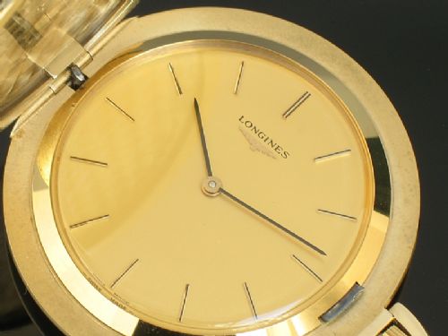fig 5. STUNNING MINT CONDITION LONGINES FULL HUNTER SOLID 9CT GOLD POCKET WATCH WITH ORIGINAL BOX
