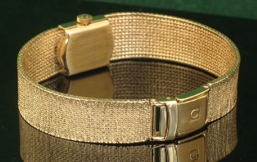 fig 5. STUNNING SOLID 9CT GOLD OMEGA LADIES COCKTAIL WATCH