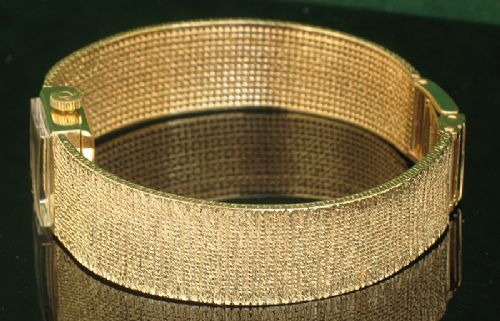 fig 6. STUNNING SOLID 9CT GOLD OMEGA LADIES COCKTAIL WATCH
