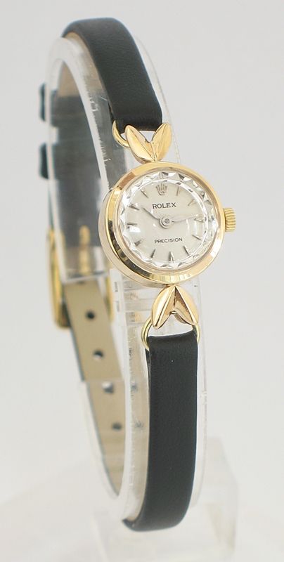 Delightful Solid 9ct Gold Rolex Precision Ladies Cocktail Watch C1960