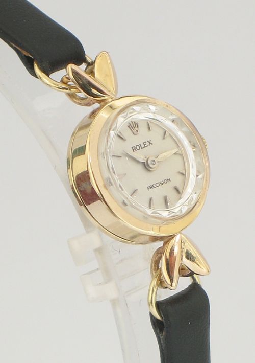 fig 4. DELIGHTFUL SOLID 9CT GOLD ROLEX PRECISION LADIES COCKTAIL WATCH C1960