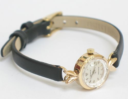 fig 7. DELIGHTFUL SOLID 9CT GOLD ROLEX PRECISION LADIES COCKTAIL WATCH C1960