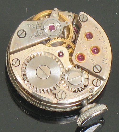 fig 7. GORGEOUS PLATINUM AND DIAMOND LADIES COCKTAIL WATCH BY MOVADO C1950