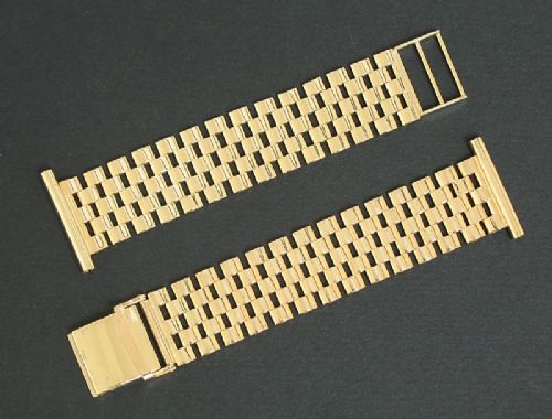 Solid 9ct Gold Mens Watch Bracelet or Strap