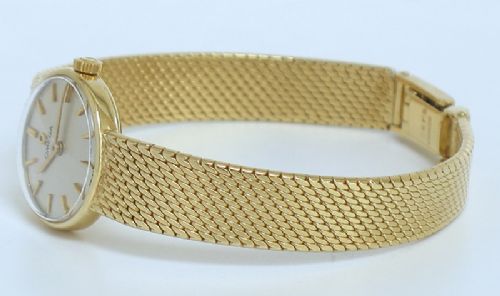 fig 4. STUNNING SOLID 18CT GOLD LADIES OMEGA COCKTAIL WATCH
