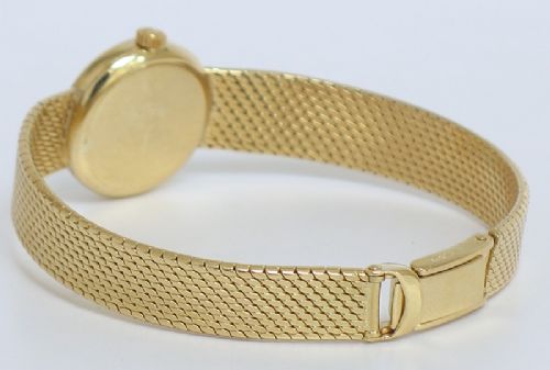 fig 5. STUNNING SOLID 18CT GOLD LADIES OMEGA COCKTAIL WATCH