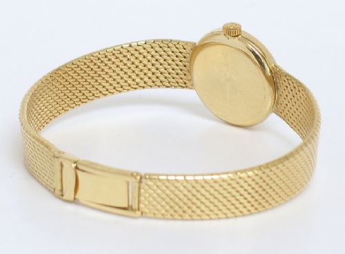 fig 6. STUNNING SOLID 18CT GOLD LADIES OMEGA COCKTAIL WATCH