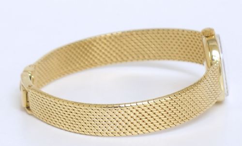 fig 7. STUNNING SOLID 18CT GOLD LADIES OMEGA COCKTAIL WATCH
