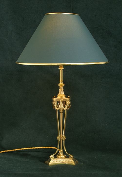 Beautiful Ormolu Gilt Brass Table Lamp by Messenger C1912-13