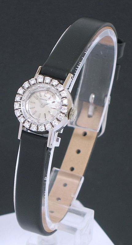 Exquisite Solid 18ct Gold and Diamond Longines Ladies Cocktail Watch