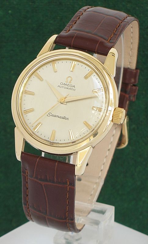 Incredible Solid 9ct Gold Omega Seamaster Automatic Box, Papers and 9ct Buckle