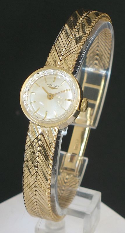 Exquisite Solid 9ct Gold Longines Ladies Cocktail Watch