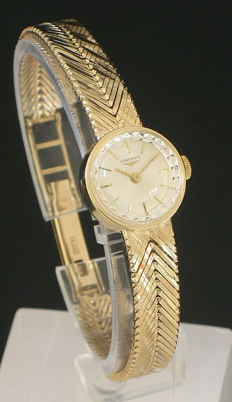 fig 2. EXQUISITE SOLID 9CT GOLD LONGINES LADIES COCKTAIL WATCH