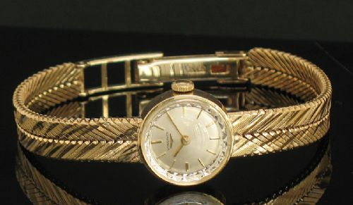 fig 9. EXQUISITE SOLID 9CT GOLD LONGINES LADIES COCKTAIL WATCH