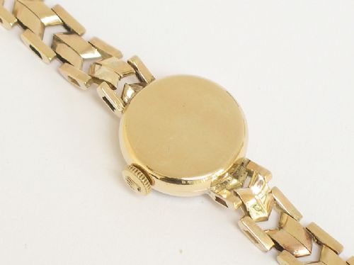 fig 9. STUNNING SOLID 9CT ROLEX PRECISION LADIES COCKTAIL WATCH