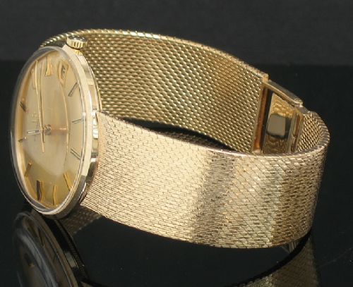 fig 6. STUNNING SOLID 9CT GOLD ETERNAMATIC CENTENAIRE AUTOMATIC WITH DATE MENS WATCH