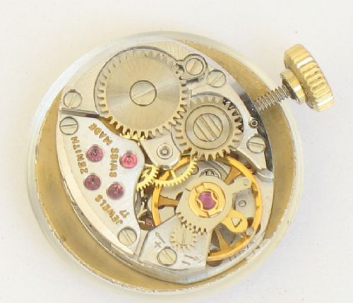 fig 7. GORGEOUS SOLID 9CT GOLD ZENITH LADIES COCKTAIL WATCH