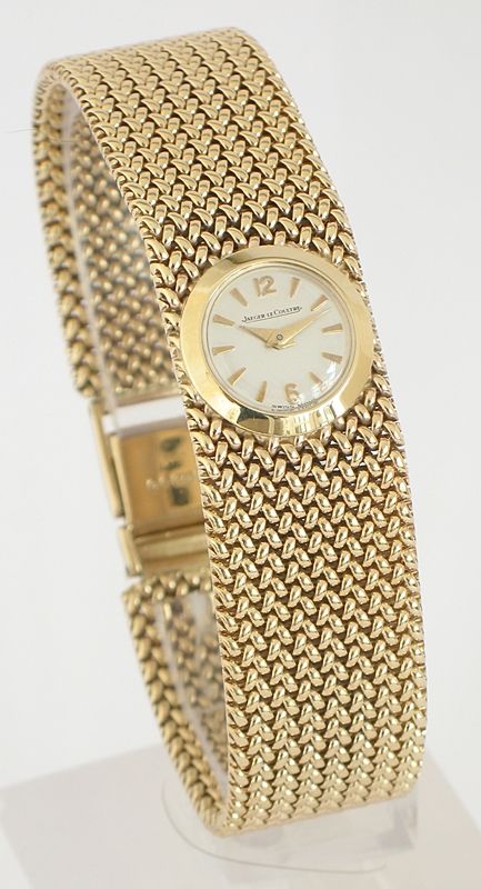 fig 1. STUNNUNG VERY HEAVY JAEGER LECOULTRE BACKWIND LADIES COCKTAIL WATCH