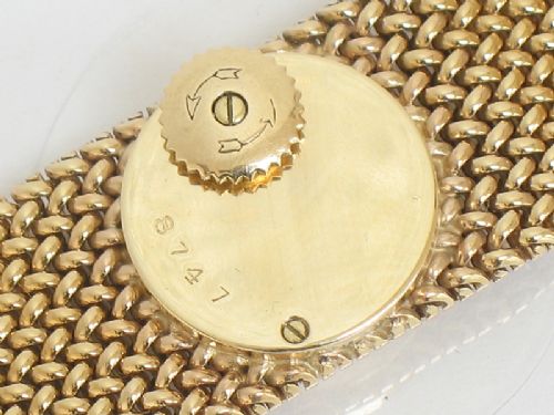 fig 5. STUNNUNG VERY HEAVY JAEGER LECOULTRE BACKWIND LADIES COCKTAIL WATCH