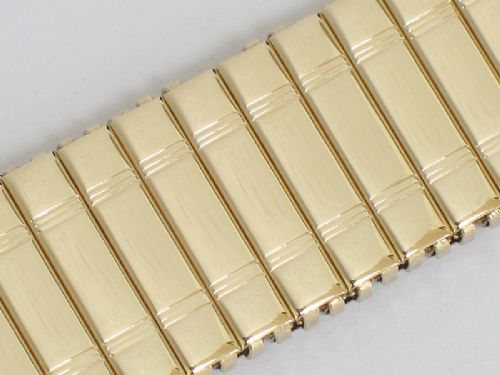 fig 1. EXTREMELY RARE SOLID 9CT GOLD EXCALIBURE 60 EXPANDING MENS WATCH BRACELET OR STRAP