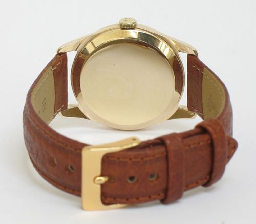 fig 3. SUPERB COMPLETELY ORIGINAL SOLID 9CT GOLD OMEGA CALIBRE 269 MENS WATCH