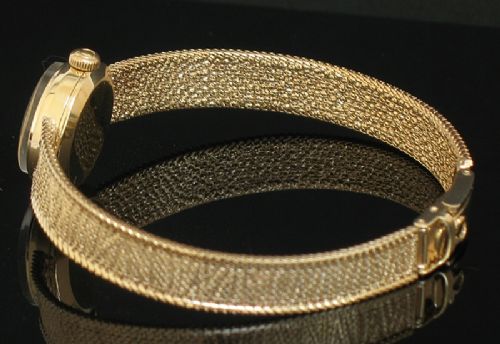 fig 3. EXQUISITE SOLID 9CT GOLD OMEGA LADIES COCKTAIL WATCH