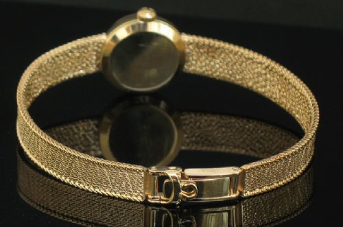 fig 4. EXQUISITE SOLID 9CT GOLD OMEGA LADIES COCKTAIL WATCH