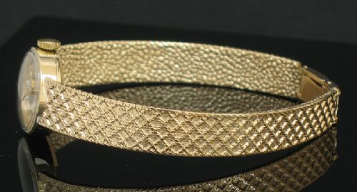 fig 3. GORGEOUS SOLID 9CT GOLD LADIES COCKTAIL WATCH BY GARRARD THE CROWN JEWELLERS