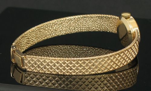 fig 6. GORGEOUS SOLID 9CT GOLD LADIES COCKTAIL WATCH BY GARRARD THE CROWN JEWELLERS