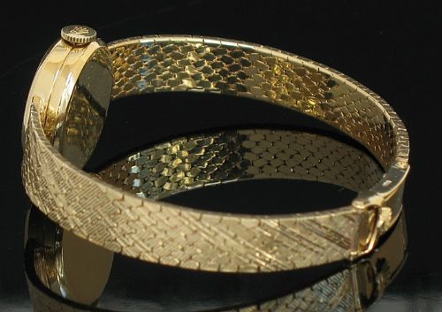 fig 8. STUNNING SOLID 9CT GOLD ROLEX PRECISION LADIES COCKTAIL WATCH