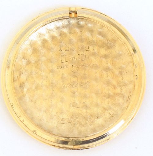 fig 6. SOLID 9CT GOLD ROTARY INCABLOC MENS WATCH