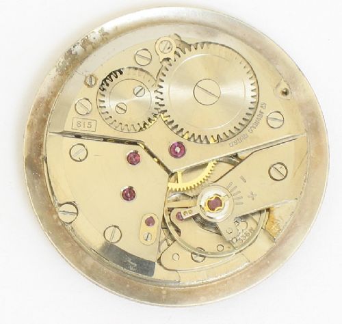 fig 6. SOLID 9CT GOLD ROTARY MENS WATCH