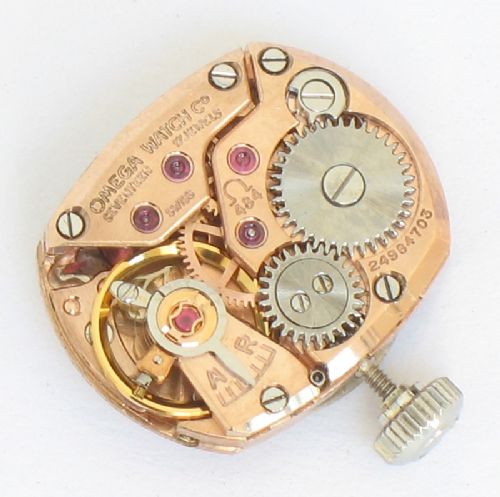 fig 8. EXQUISITE SOLID 18CT WHITE GOLD OMEGA LADIES COCKTAIL WATCH