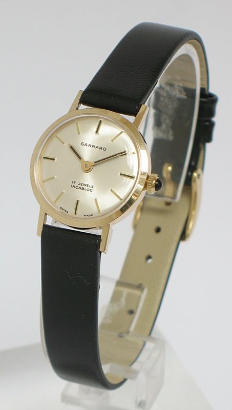 Exceptional Solid 9ct Gold Ladies Watch by Garrard the Crown Jewellers