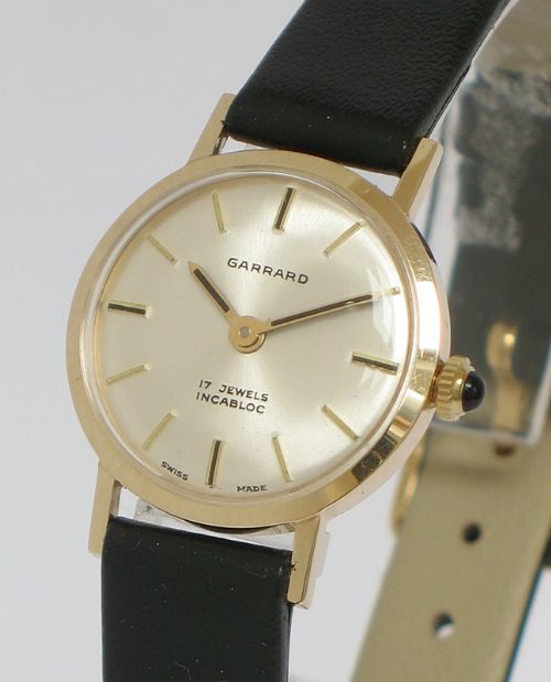 fig 2. EXCEPTIONAL SOLID 9CT GOLD LADIES WATCH BY GARRARD THE CROWN JEWELLERS