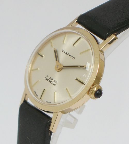 fig 3. EXCEPTIONAL SOLID 9CT GOLD LADIES WATCH BY GARRARD THE CROWN JEWELLERS
