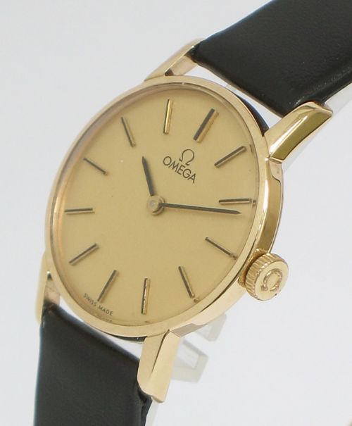fig 3. LOVELY SOLID 9CT GOLD LADIES OMEGA COCKTAIL WATCH