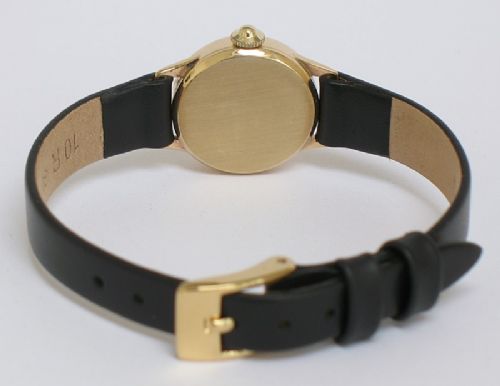 fig 2. LOVELY SOLID 9CT GOLD OMEGA LADIES COCKTAIL WATCH C1950