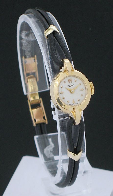 fig 2. LOVELY SOLID 18CT GOLD ROLEX TUDOR LADIES VINTAGE COCKTAIL WATCH