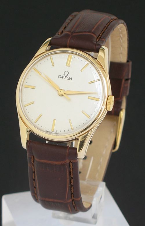 Superb Solid 9ct Gold Omega Calibre 285 Mens Watch