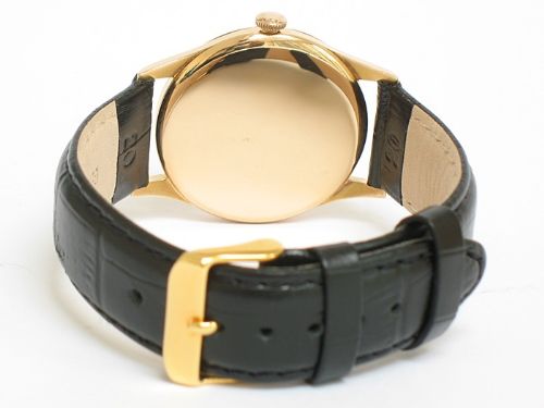 fig 5. RARE SOLID 18CT ROSE GOLD LONGINES 27M MENS WATCH C1955