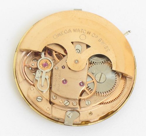 fig 8. STUNNING SOLID 9CT GOLD OMEGA DE VILLE AUTOMATIC MENS WATCH