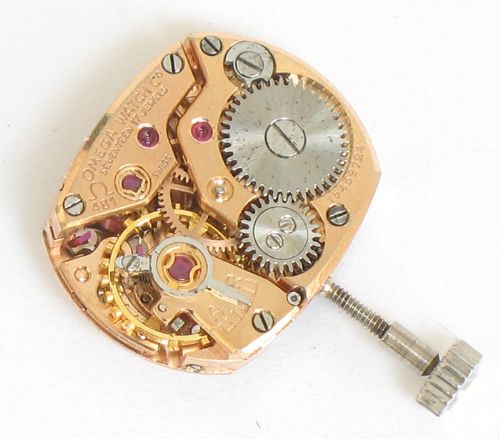 fig 10. STUNNING OMEGA PLATINUM AND 4CTS OF DIAMONDS LADIES ART DECO COCKTAIL WATCH