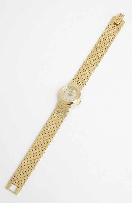 fig 3. BEAUTIFUL SOLID 9CT GOLD JAEGER-LECOULTRE BACKWINDER LADIES COCKTAIL WATCH C1958