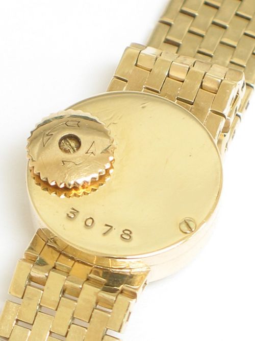 fig 4. BEAUTIFUL SOLID 9CT GOLD JAEGER-LECOULTRE BACKWINDER LADIES COCKTAIL WATCH C1958