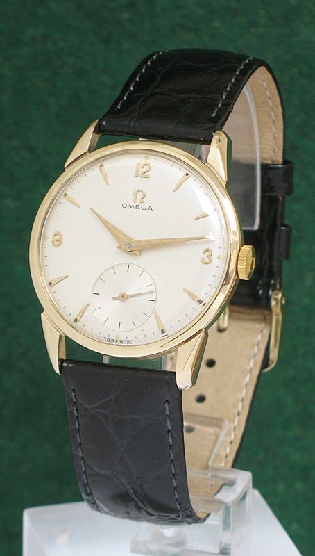Superb Rare Original Solid 9ct Gold Omega Calibre 267 Ref Oa 2900 Mens Watch with Box C1957