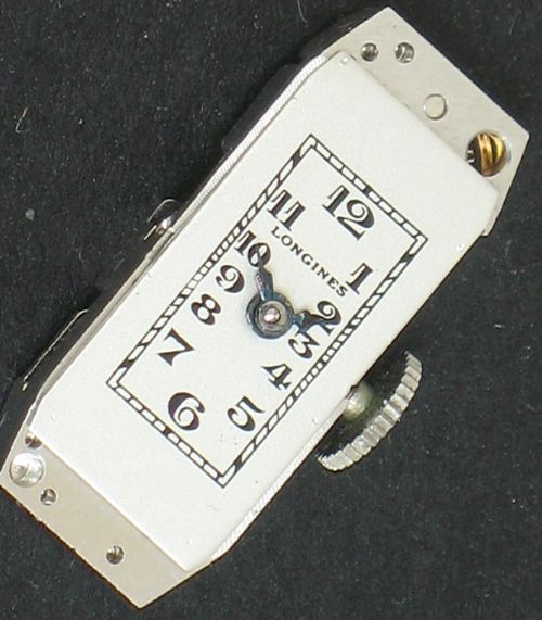 fig 7. BEAUTIFUL LONGINES PLATINUM AND DIAMOND ART DECO LADIES COCKTAIL WATCH C1930