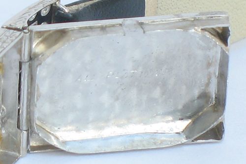 fig 10. DIVINE LONGINES PLATINUM AND DIAMOND ART DECO LADIES COCKTAIL WATCH c1940