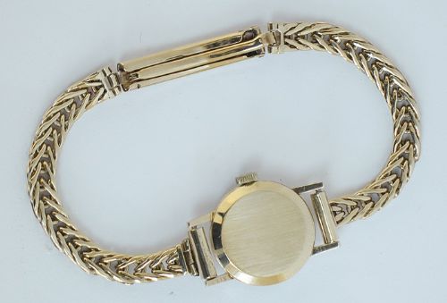 fig 4. BEAUTIFUL SOLID 9CT GOLD LADIES OMEGA COCKTAIL WATCH c1958