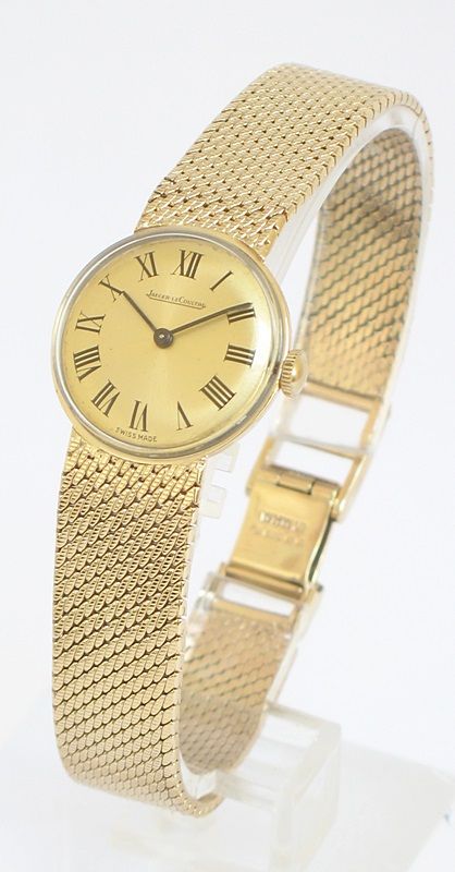 fig 1. LOVELY SOLID 9CT GOLD JAEGER LE-COULTRE LADIES COCKTAIL WATCH
